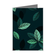 Foliage Mini Greeting Card by HermanTelo