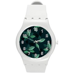 Foliage Round Plastic Sport Watch (m)