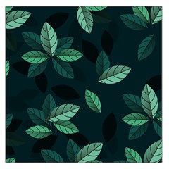 Foliage Square Satin Scarf (36  X 36 )