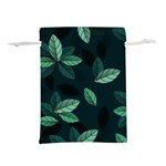 Foliage Lightweight Drawstring Pouch (L) Front