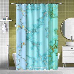 Background Marble Set Shower Curtain 48  X 72  (small)  by Ndabl3x