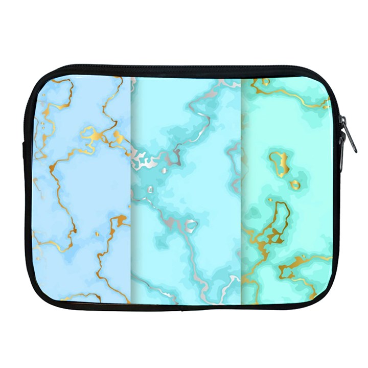 Background Marble Set Apple iPad 2/3/4 Zipper Cases