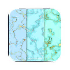 Background Marble Set Square Metal Box (black) by Ndabl3x