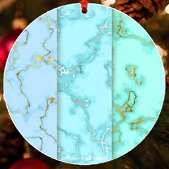 Background Marble Set Uv Print Acrylic Ornament Round