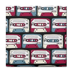 Music Symbols Rock Music Seamless Pattern Tile Coaster