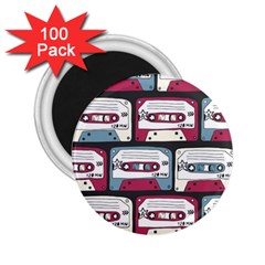 Music Symbols Rock Music Seamless Pattern 2.25  Magnets (100 pack) 