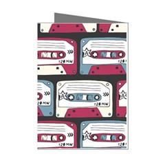 Music Symbols Rock Music Seamless Pattern Mini Greeting Cards (Pkg of 8)