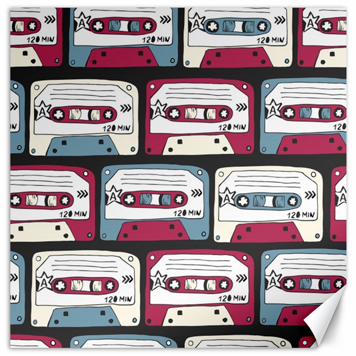 Music Symbols Rock Music Seamless Pattern Canvas 20  x 20 