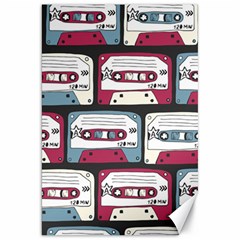 Music Symbols Rock Music Seamless Pattern Canvas 20  x 30 