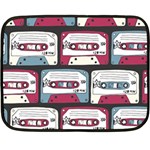 Music Symbols Rock Music Seamless Pattern Two Sides Fleece Blanket (Mini) 35 x27  Blanket Front