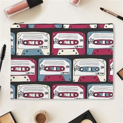 Music Symbols Rock Music Seamless Pattern Cosmetic Bag (XL)