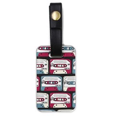 Music Symbols Rock Music Seamless Pattern Luggage Tag (one side)