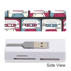 Music Symbols Rock Music Seamless Pattern Memory Card Reader (Stick)