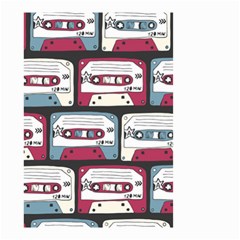 Music Symbols Rock Music Seamless Pattern Small Garden Flag (Two Sides)