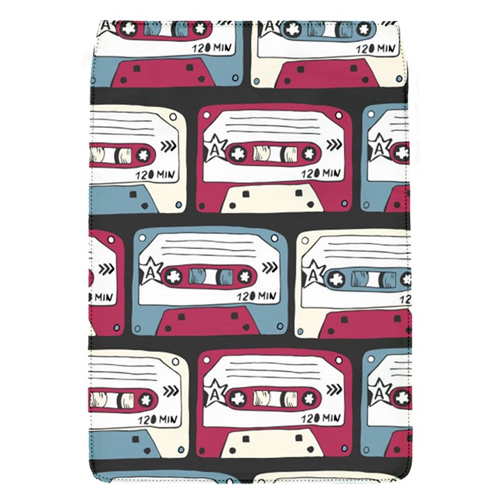 Music Symbols Rock Music Seamless Pattern Removable Flap Cover (S)