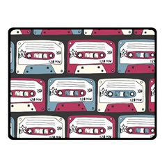 Music Symbols Rock Music Seamless Pattern Two Sides Fleece Blanket (small) by Ndabl3x