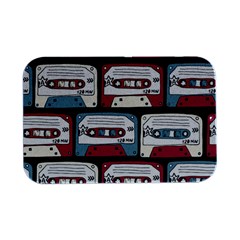 Music Symbols Rock Music Seamless Pattern Open Lid Metal Box (silver)   by Ndabl3x