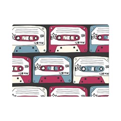 Music Symbols Rock Music Seamless Pattern Premium Plush Fleece Blanket (mini) by Ndabl3x