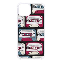 Music Symbols Rock Music Seamless Pattern Iphone 13 Tpu Uv Print Case by Ndabl3x