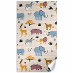 Wild Animals Seamless Pattern Canvas 40  x 72  39.28 x69.23  Canvas - 1