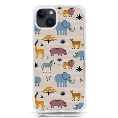 Wild Animals Seamless Pattern Iphone 14 Plus Tpu Uv Print Case by Ndabl3x