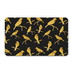 Background With Golden Birds Magnet (rectangular) by Ndabl3x