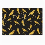 Background With Golden Birds Postcards 5  x 7  (Pkg of 10) Front