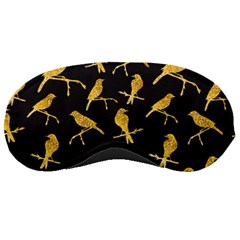 Background With Golden Birds Sleep Mask by Ndabl3x