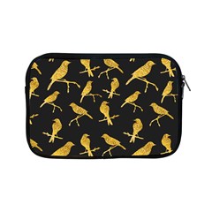 Background With Golden Birds Apple Ipad Mini Zipper Cases by Ndabl3x