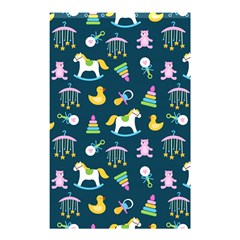 Cute Babies Toys Seamless Pattern Shower Curtain 48  X 72  (small)  by Ndabl3x