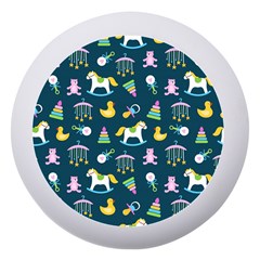 Cute Babies Toys Seamless Pattern Dento Box With Mirror by Ndabl3x