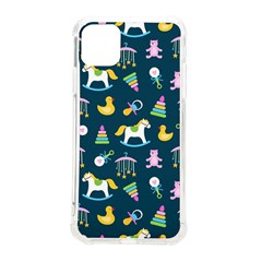 Cute Babies Toys Seamless Pattern Iphone 11 Pro Max 6 5 Inch Tpu Uv Print Case by Ndabl3x