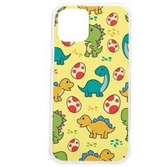 Seamless Pattern With Cute Dinosaurs Character iPhone 12 Pro max TPU UV Print Case