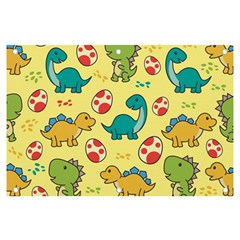 Seamless Pattern With Cute Dinosaurs Character Banner and Sign 6  x 4 