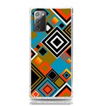 Retro Pattern Abstract Art Colorful Square Samsung Galaxy Note 20 TPU UV Case Front