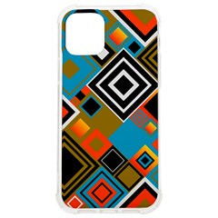 Retro Pattern Abstract Art Colorful Square Iphone 12/12 Pro Tpu Uv Print Case by Ndabl3x