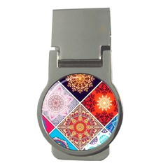 Mandala Pattern Money Clips (round)  by Ndabl3x