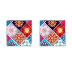 Mandala Pattern Cufflinks (square)