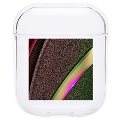 Abstract Curve Pattern Red Hard Pc Airpods 1/2 Case