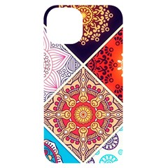 Mandala Pattern Iphone 14 Black Uv Print Case