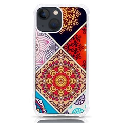 Mandala Pattern Iphone 13 Mini Tpu Uv Print Case by Ndabl3x