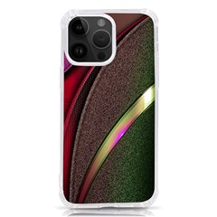 Abstract Curve Pattern Red Iphone 14 Pro Max Tpu Uv Print Case by Ndabl3x