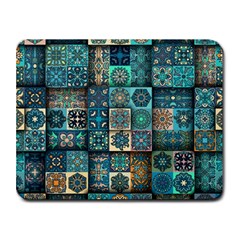 Texture Pattern Abstract Colorful Digital Art Small Mousepad by Ndabl3x