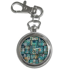 Texture Pattern Abstract Colorful Digital Art Key Chain Watches