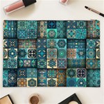 Texture Pattern Abstract Colorful Digital Art Cosmetic Bag (XXL) Back