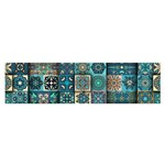 Texture Pattern Abstract Colorful Digital Art Oblong Satin Scarf (16  x 60 ) Front