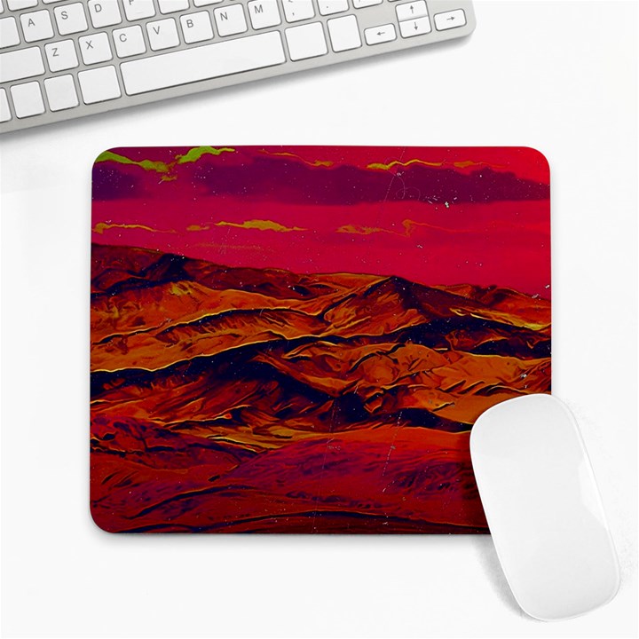 Time Wind Polishpattern Architecture Building City Cityscape Nature Pop-art Pop Surrealism  Retrowave Large Mousepad