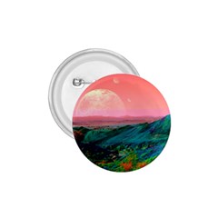 Unicorn Valley Aesthetic Clouds Landscape Mountain Nature Pop Art Surrealism Retrowave 1 75  Buttons by Cemarart