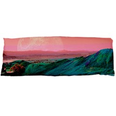 Unicorn Valley Aesthetic Clouds Landscape Mountain Nature Pop Art Surrealism Retrowave Body Pillow Case Dakimakura (two Sides) by Cemarart