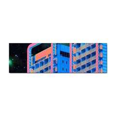 Fantasy City Architecture Building Cityscape Sticker (bumper) by Cemarart